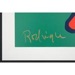 George Rodrigue HO HO HO Screenprint